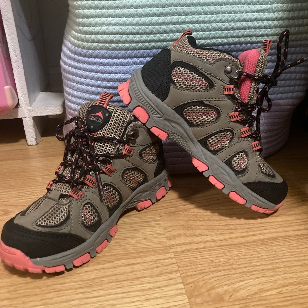 Pacifica Kids Rain & Snow Boots with Pink and Black Accents